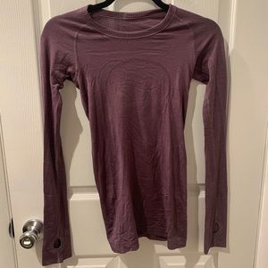 Lululemon Swiftly Tech Long Sleeve Crew - Foxglove